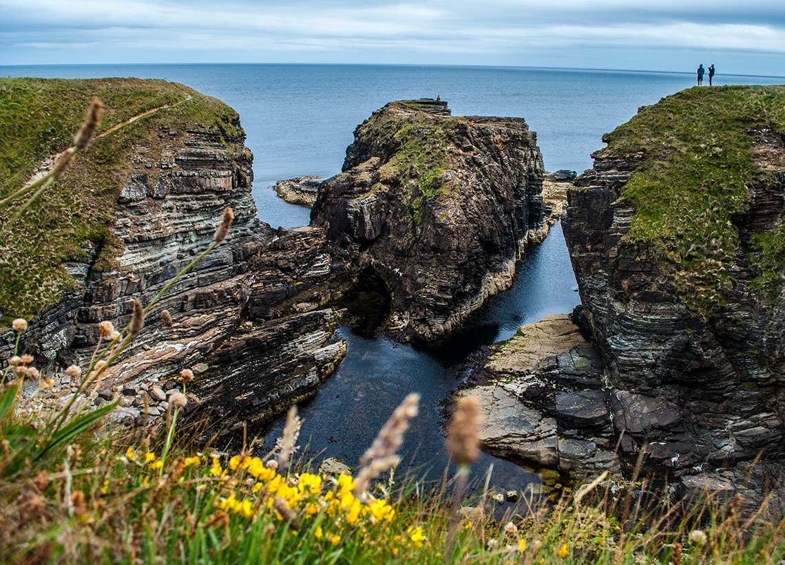 Cliffs at the Brough of Deerness, Orkney, Scotland